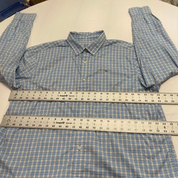 Vineyard Vines Classic Fit Whale Shirt Long Sleeve Button Down Size XL - Picture 3 of 7